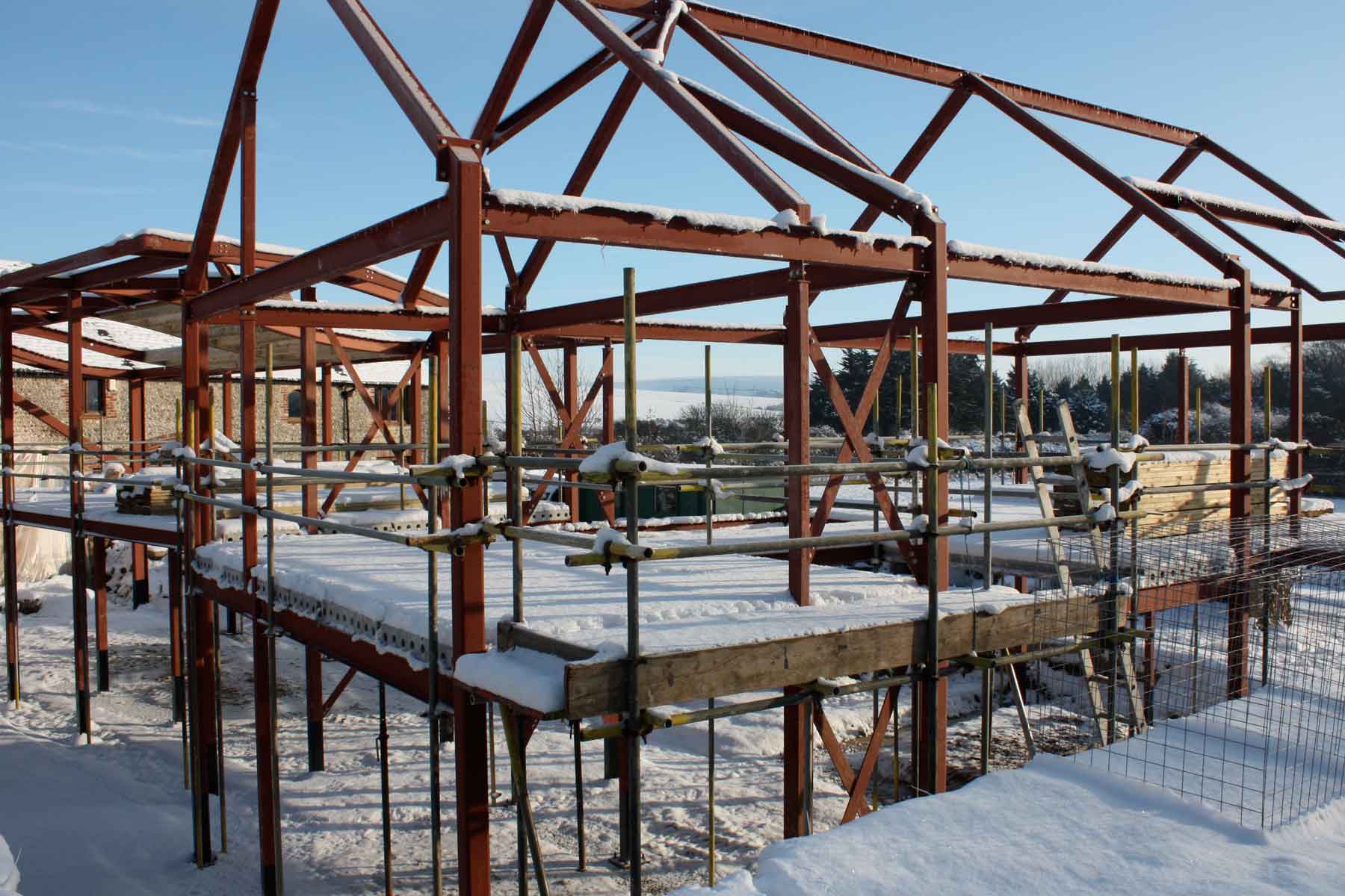 Extension housing framework