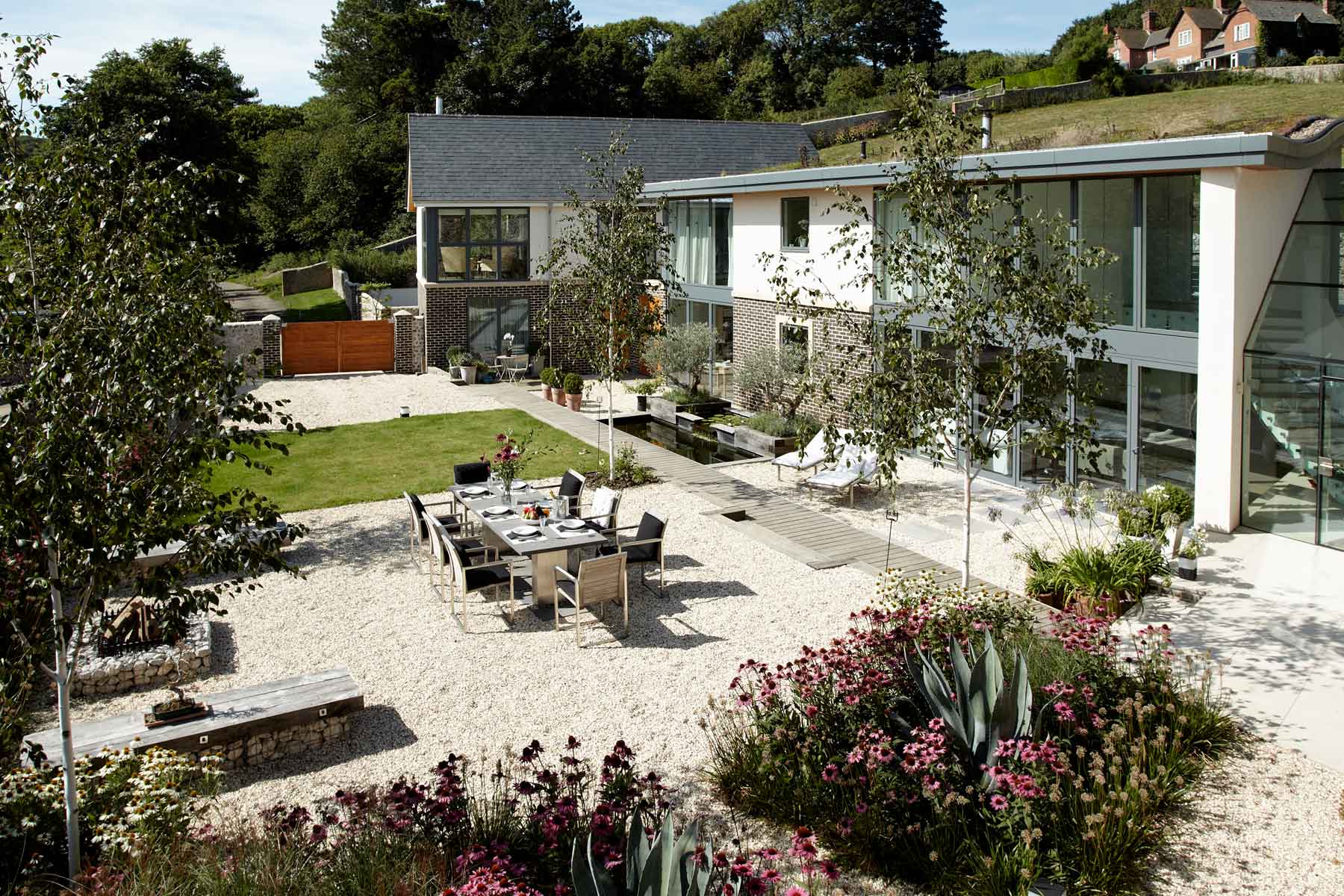 Contemporary Landscaped garden design
