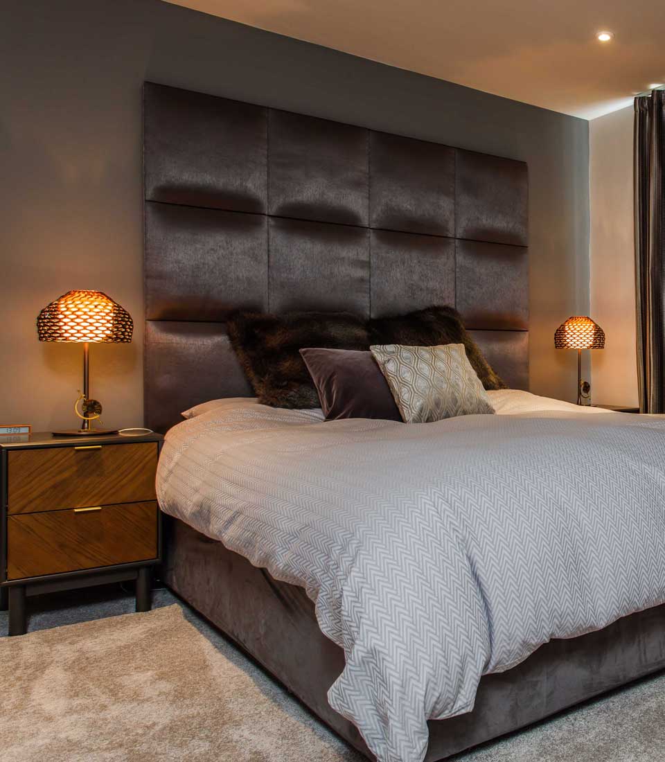 Mid century master bedroom design