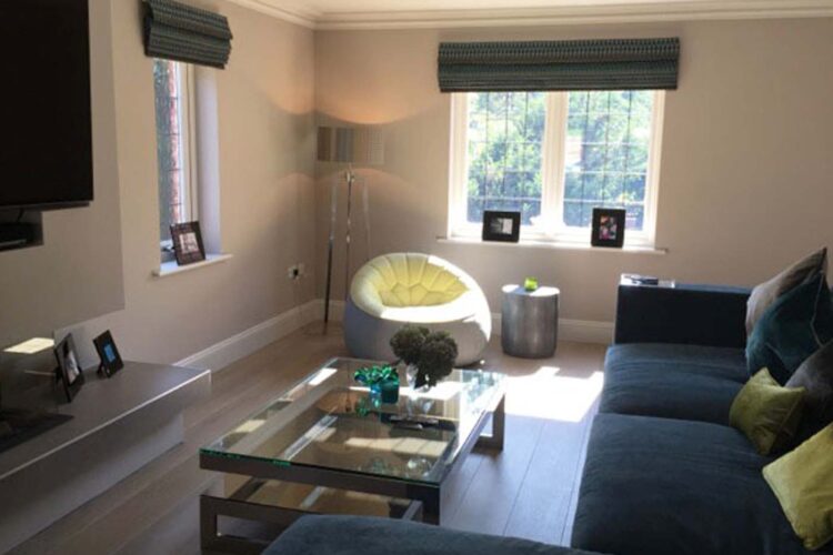 Modern sitting room design