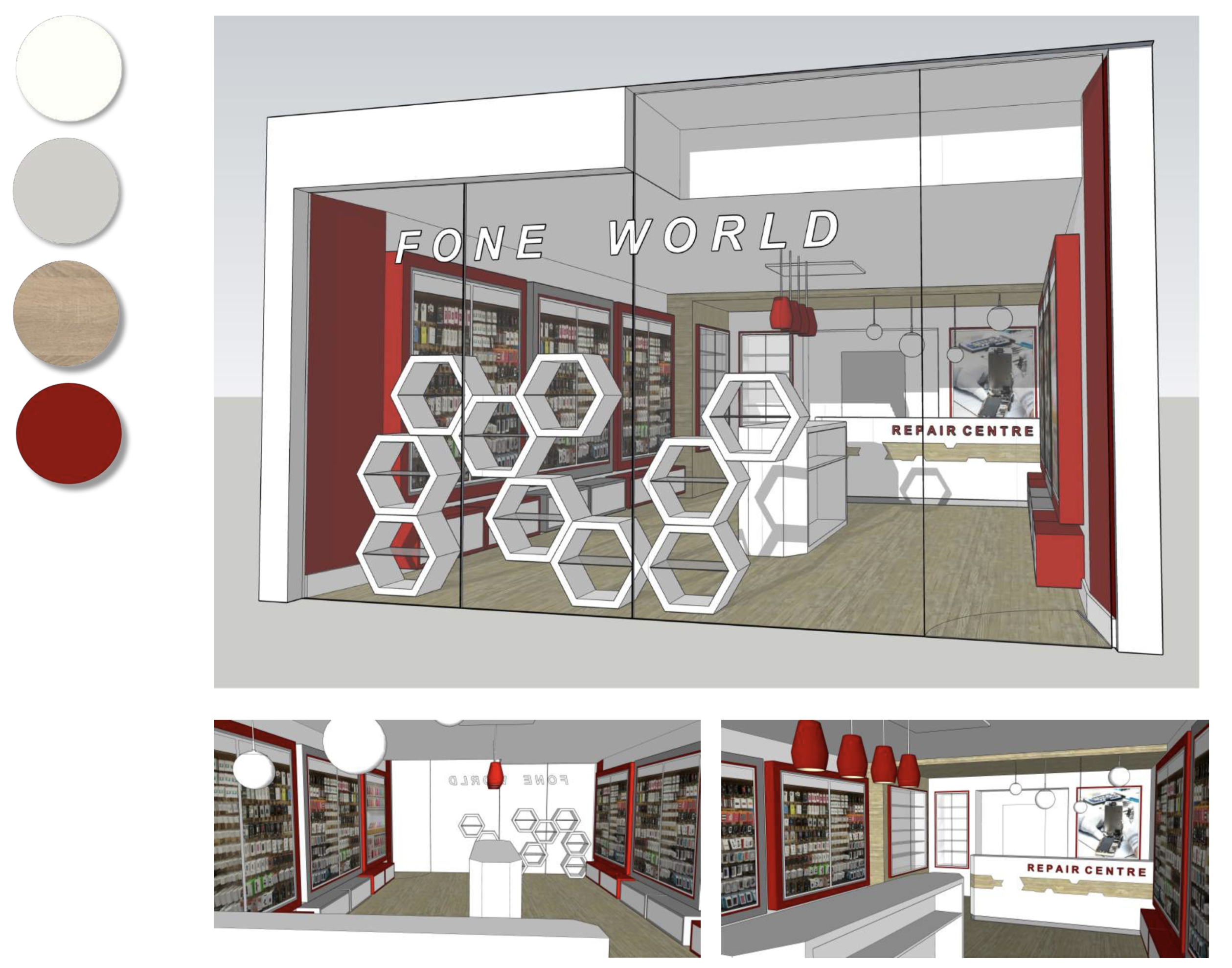 Image for Designing a flagship store for Fone World