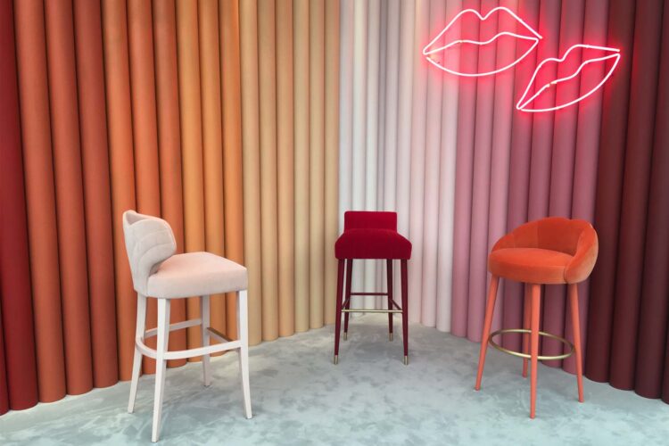 Three Velvet Chairs