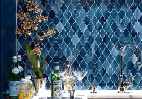 Deep Blue Kitchen Tile