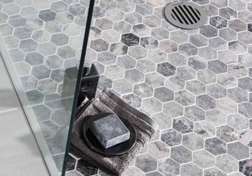 Hex Shower Floor