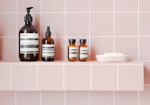 Pink Square Aesop