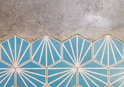 Star Tiles with Concrete