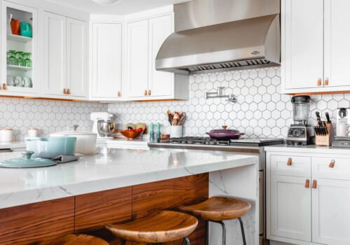 Bright kitchen area