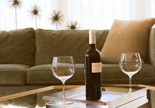 Two glasses of wine