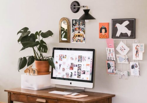 Study desk area