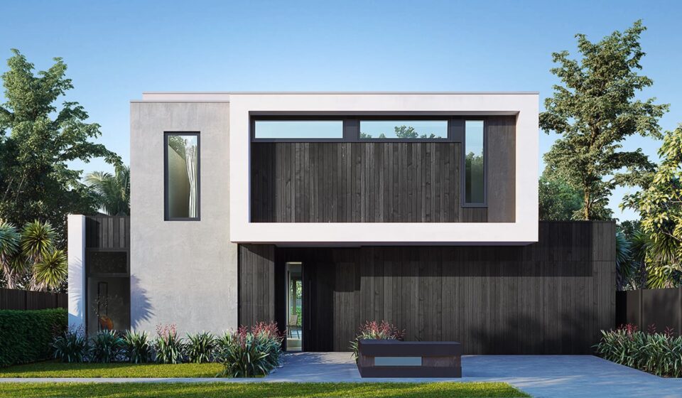 Modern house exterior