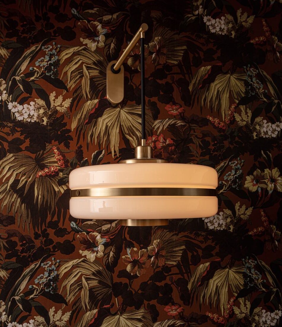 Unique brass lighting fixture