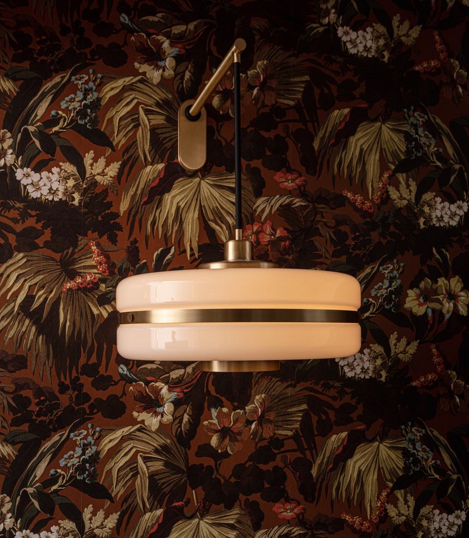 Unique brass lighting fixture