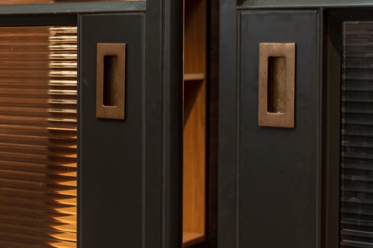 Close up of cupboard details