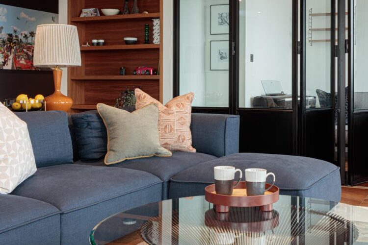 Hexagonal Half Living Room