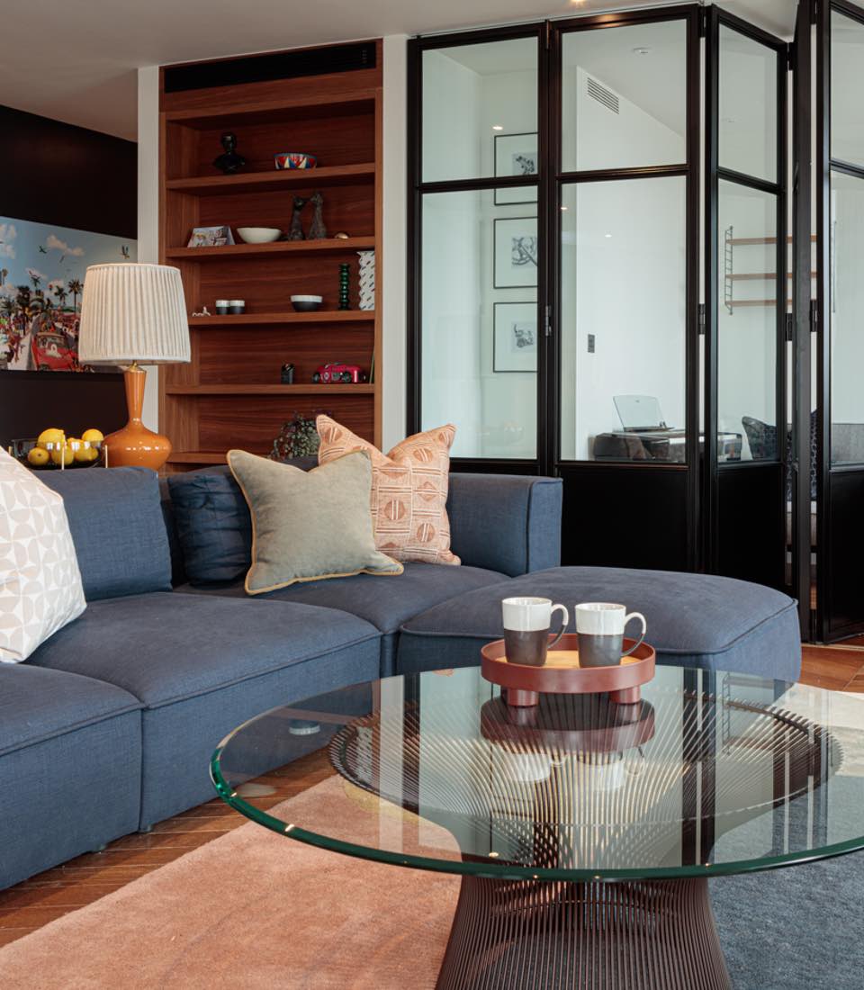 Hexagonal Half Living Room