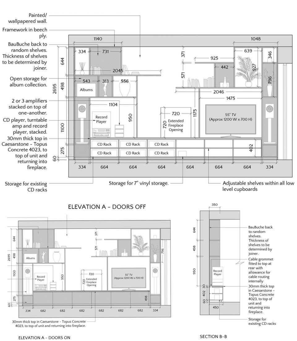 Princes Square Half Drawings
