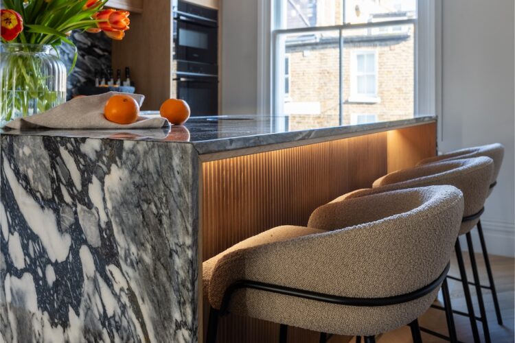 Roof Terrace Luxury Apartment Interior Design in Chelsea Fulham Central London Interior Design