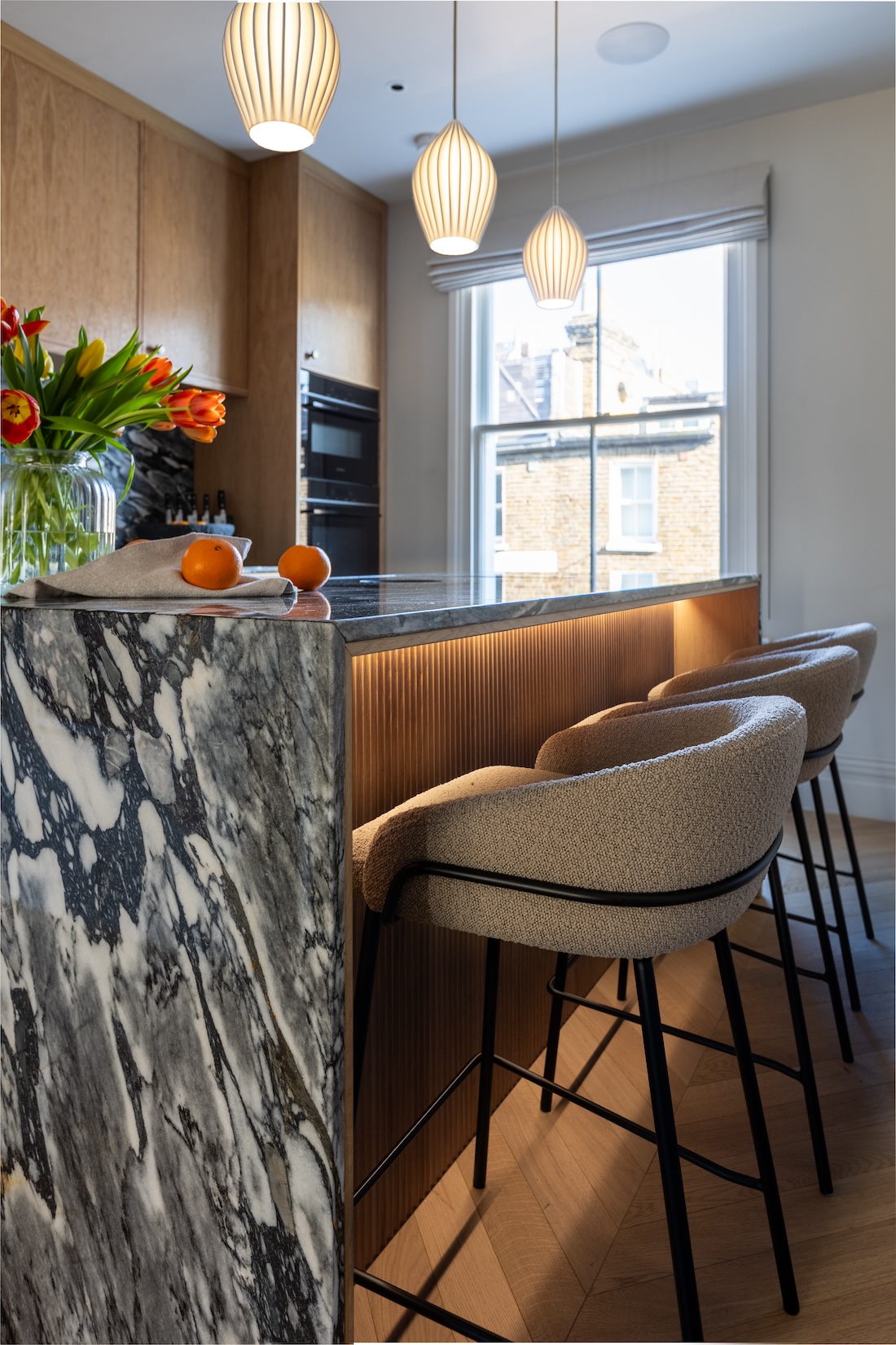 Roof Terrace Luxury Apartment Interior Design in Chelsea Fulham Central London Interior Design