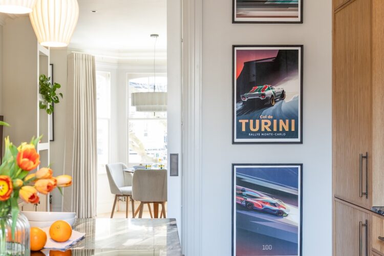 Roof Terrace Luxury Apartment Interior Design in Chelsea Fulham Central London Interior Design