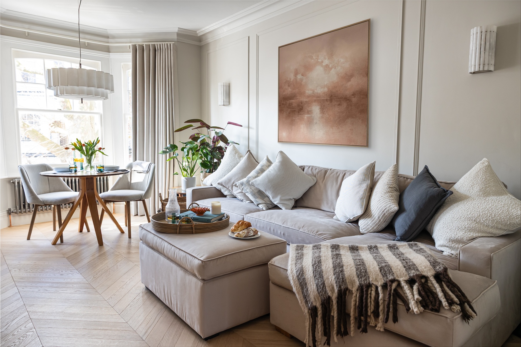 Roof Terrace Luxury Apartment Interior Design in Chelsea Fulham Central London Interior Design