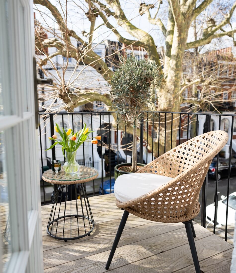 Roof Terrace Luxury Apartment Interior Design in Chelsea Fulham Central London Interior Design