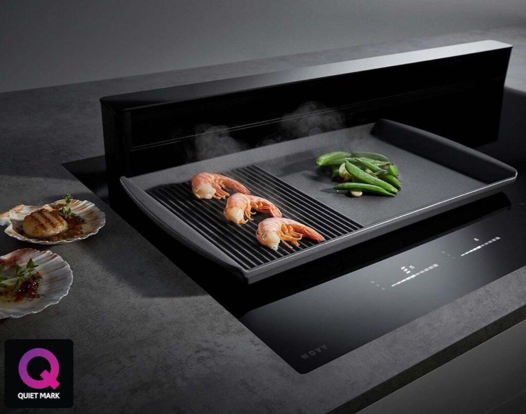 integrated induction hob for kitchen