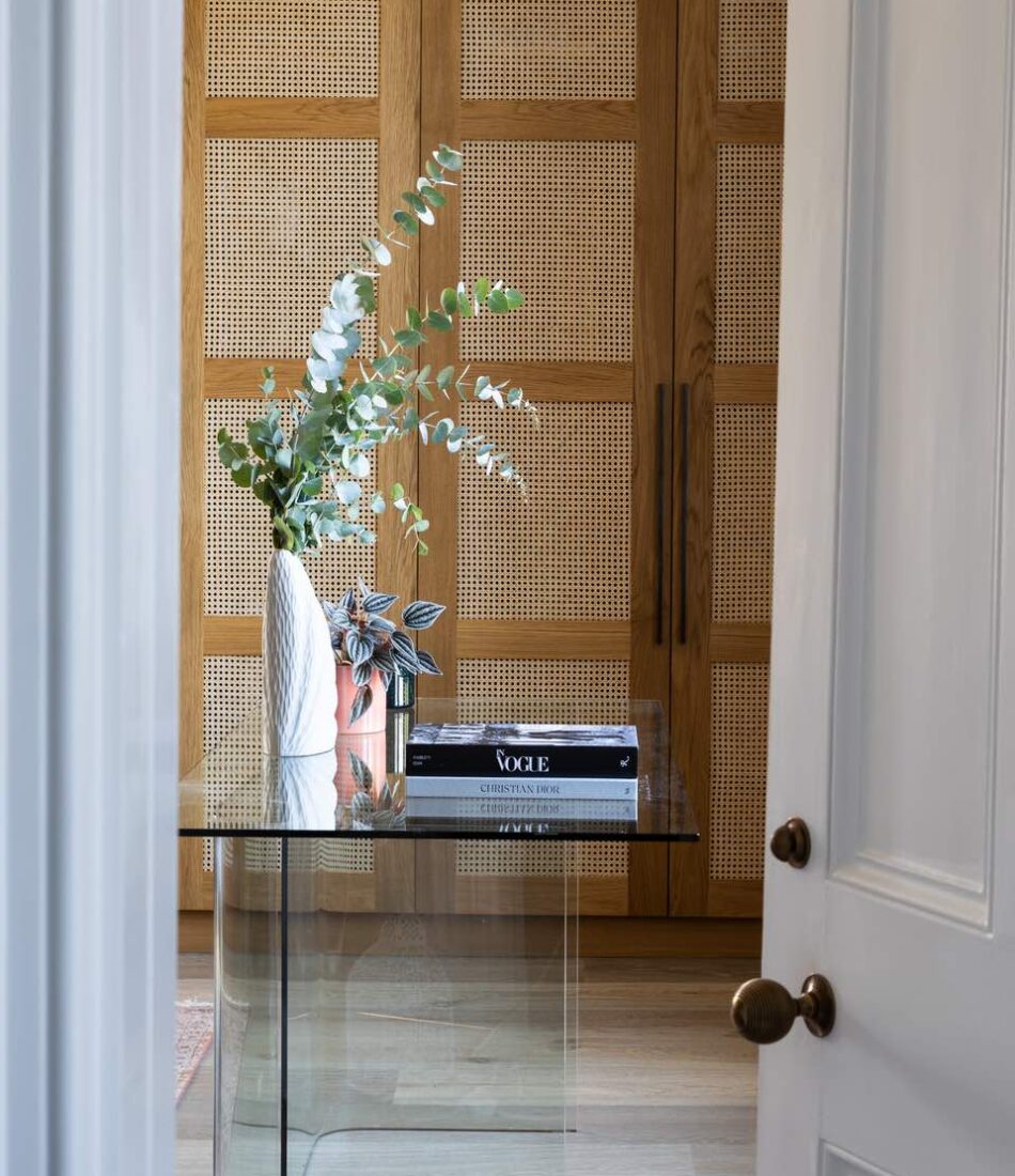 Grovelands Row Glass Table