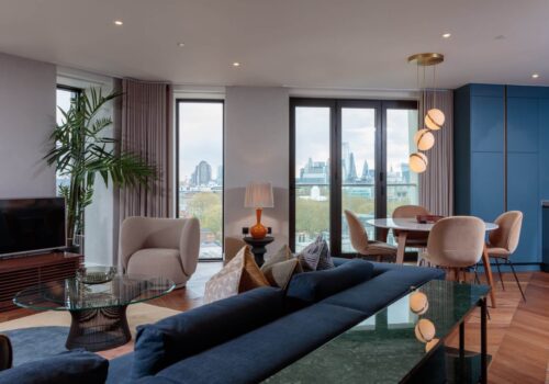 Hexagon Living Room Slider