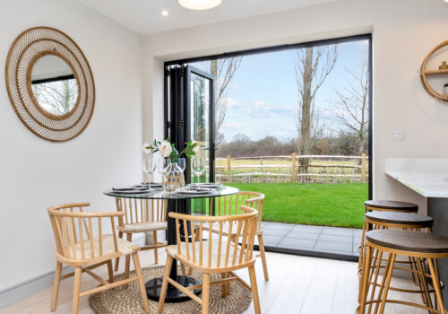 Property Development in East Sussex, Lewes. Open plan dining room interior design