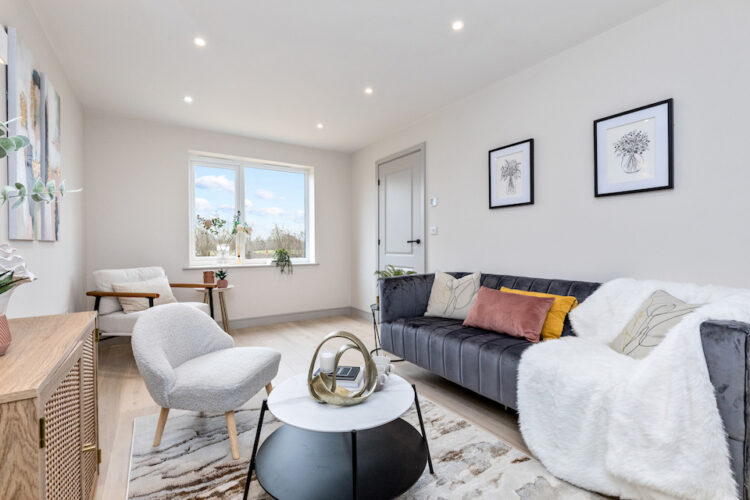 Lounge Interior Design for Show Homes, Property Developers and Development Properties in Sussex