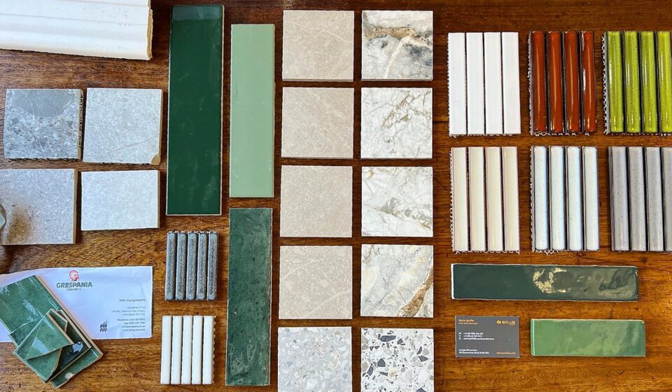 Choosing grout for bathroom interior design - bathroom tiles