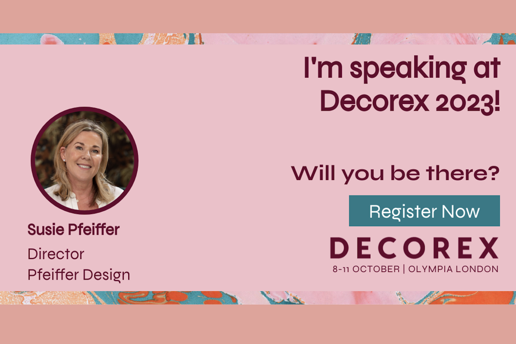 Image for Pfeiffer Design Talks at Decorex 2023