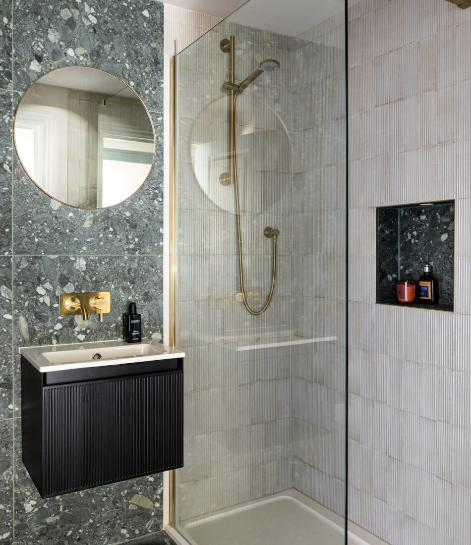 cricket paradise in Sussex hove. new bathroom design created with our internal layout alteration services