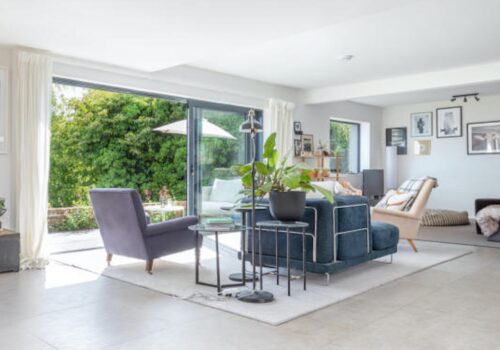 Mid century modern beach house project before photos - home was functional but didn't represent our clients and their love of mid century modern pieces