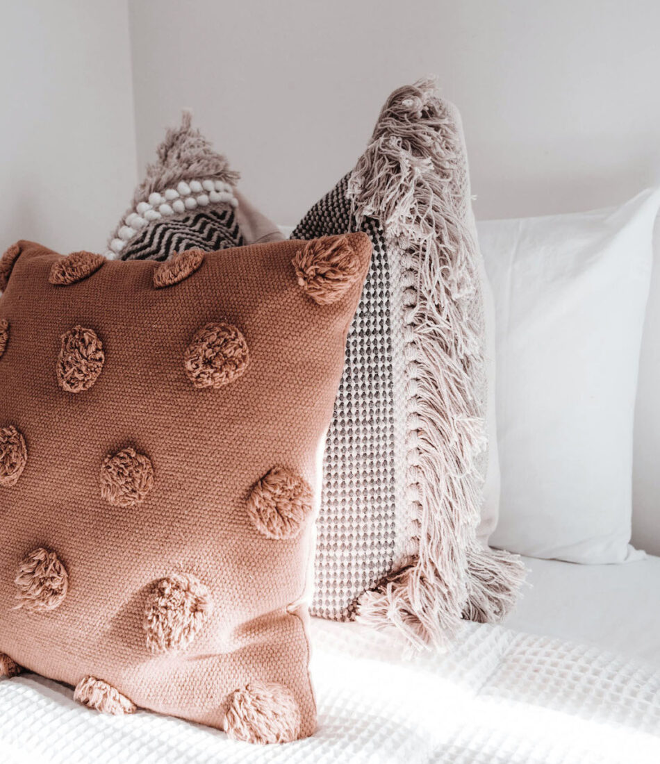 Brown, beige bedding colour palette