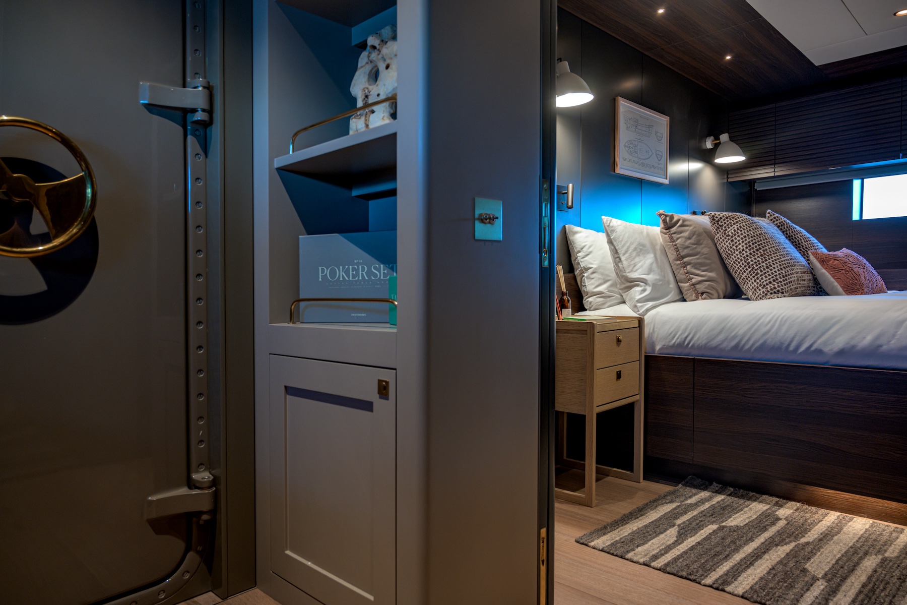 Luxury Yacht Interior Design England UK Principal Bedroom