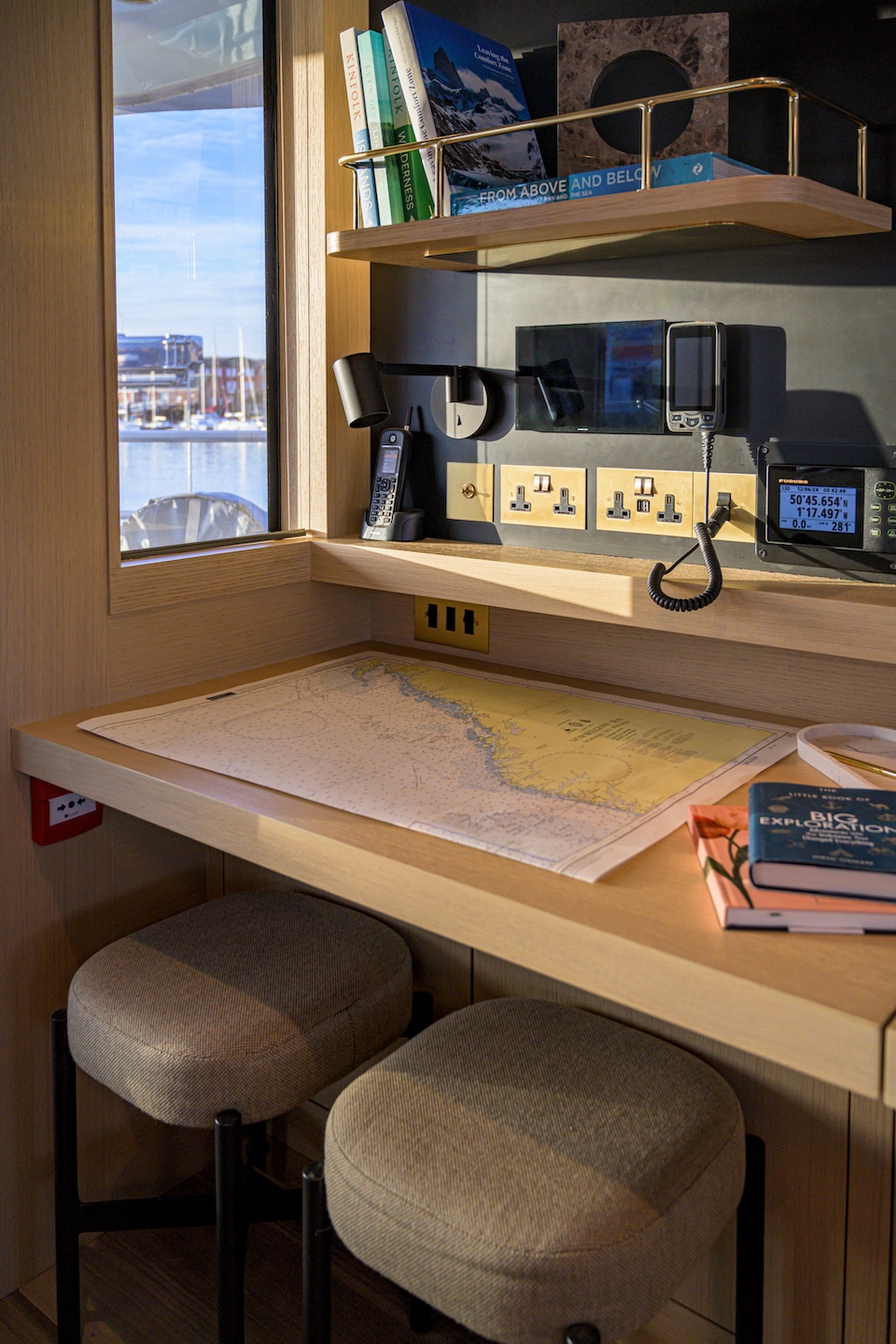 Luxury Yacht Interior Design England UK Upper Deck