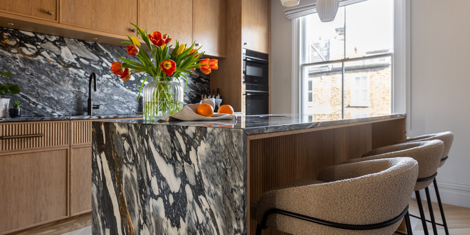 Roof Terrace Luxury Apartment Interior Design in Chelsea Fulham Central London Interior Design