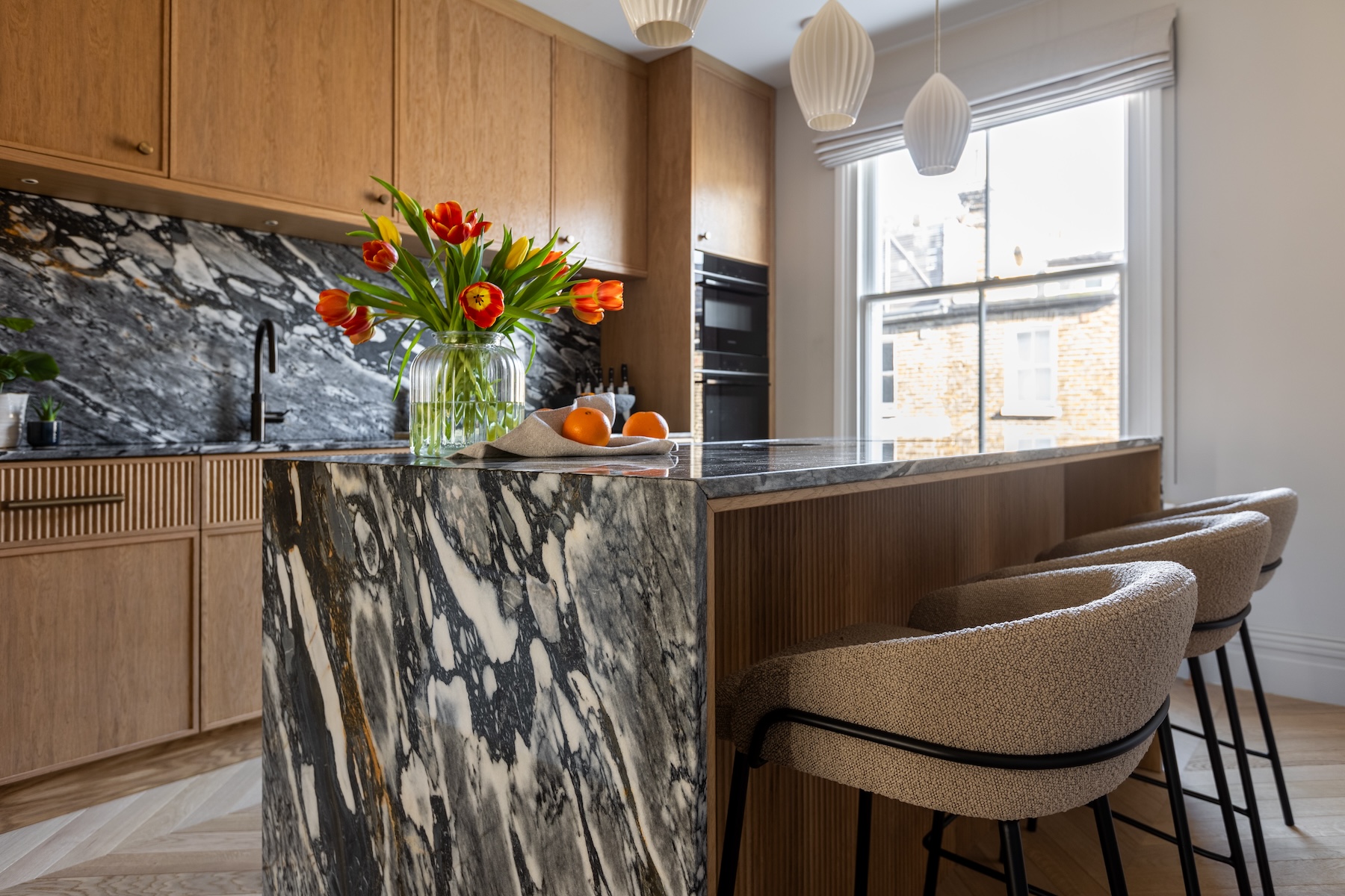 Roof Terrace Luxury Apartment Interior Design in Chelsea Fulham Central London Interior Design