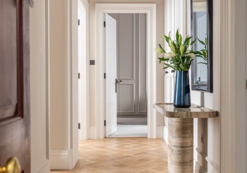 Apartment Renovation in Mayfair. Pied-a-terre interior design