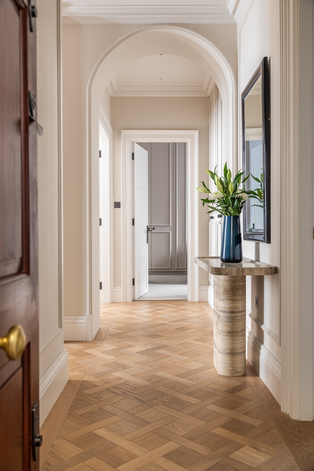 Apartment Renovation in Mayfair. Pied-a-terre interior design