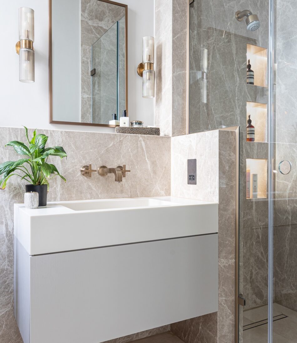 Apartment Renovation in Mayfair. Pied-a-terre interior design