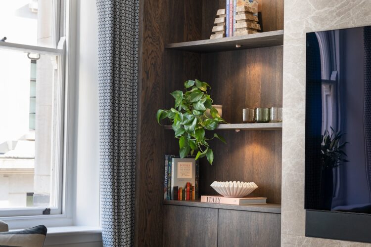 Apartment Renovation in Mayfair. Pied-a-terre interior design