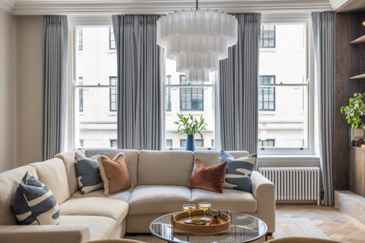 Apartment Renovation in Mayfair. Pied-a-terre interior design