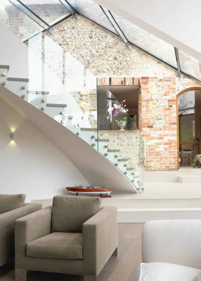 open plan living room extension