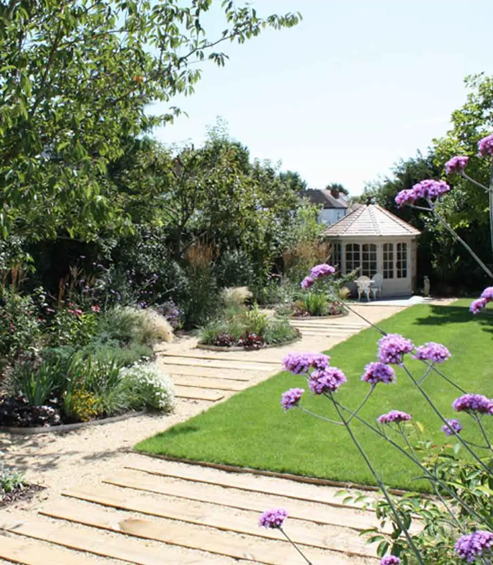 Garden design with scabious
