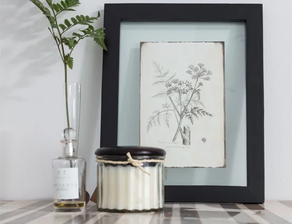 Accessories on a table