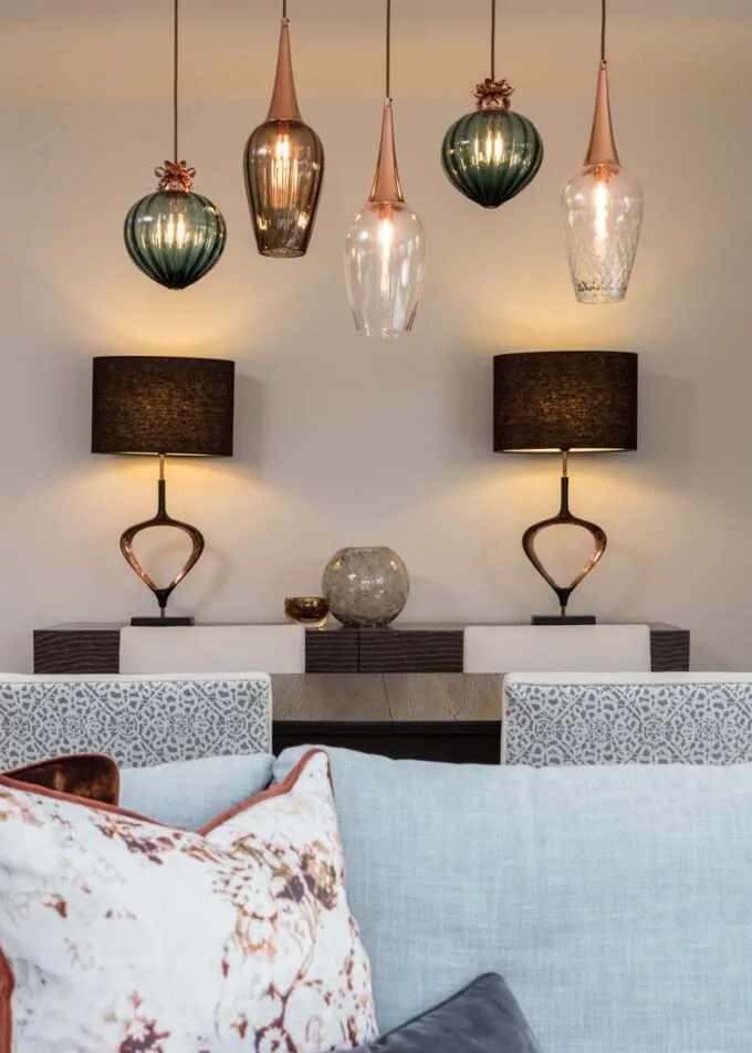 Open plan dining room design