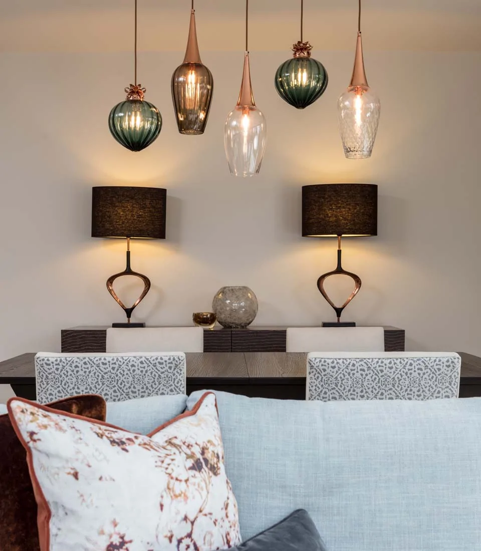 Open plan dining room design