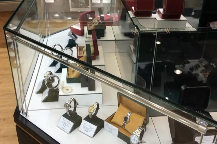 Interior of George Moss Display